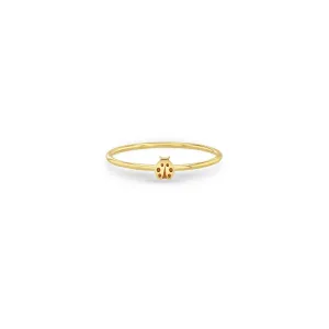 14k Itty Bitty Ladybug Ring