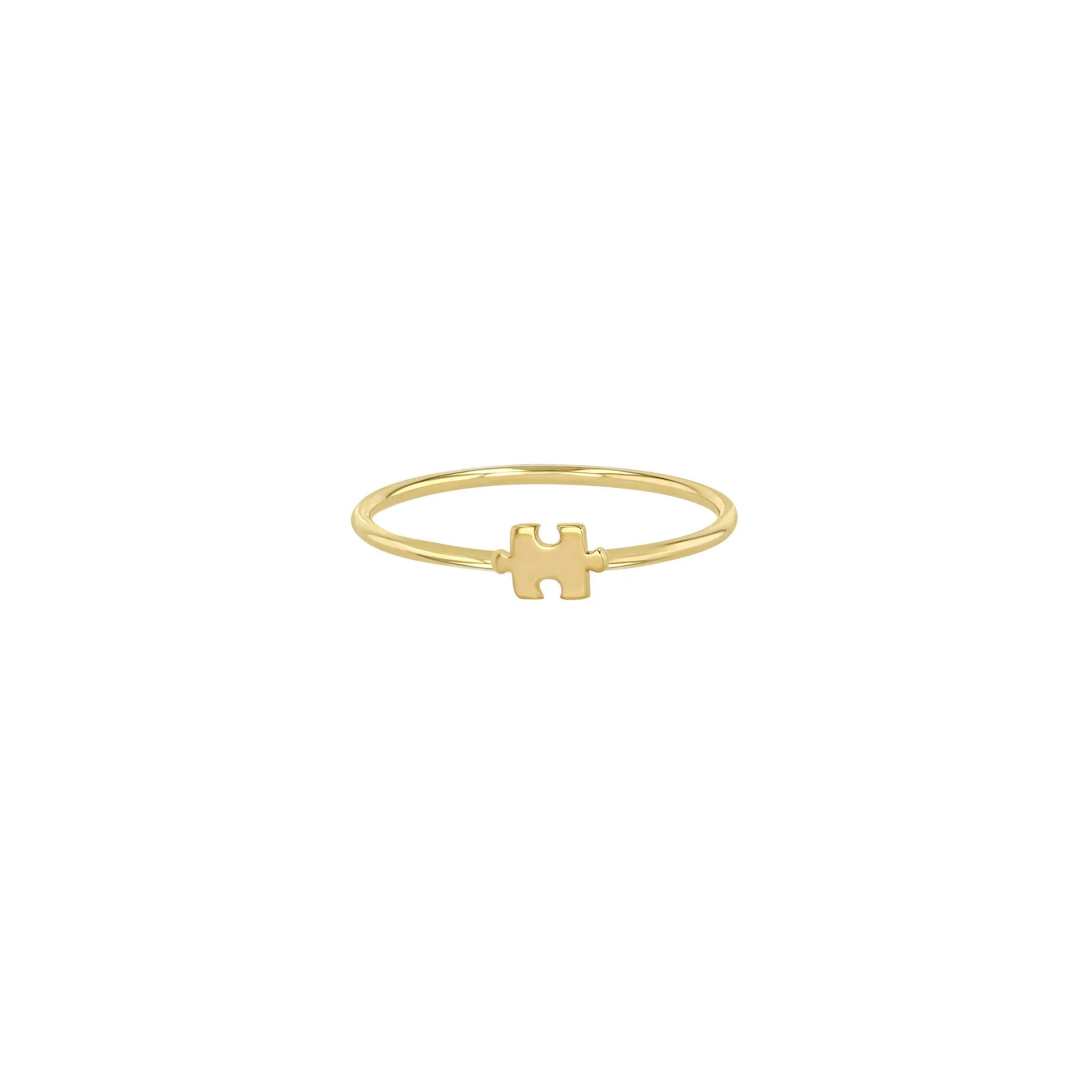 14k Itty Bitty Puzzle Piece Ring
