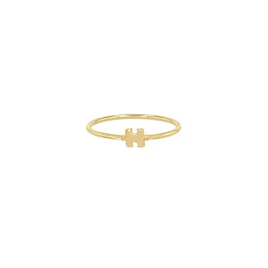 14k Itty Bitty Puzzle Piece Ring