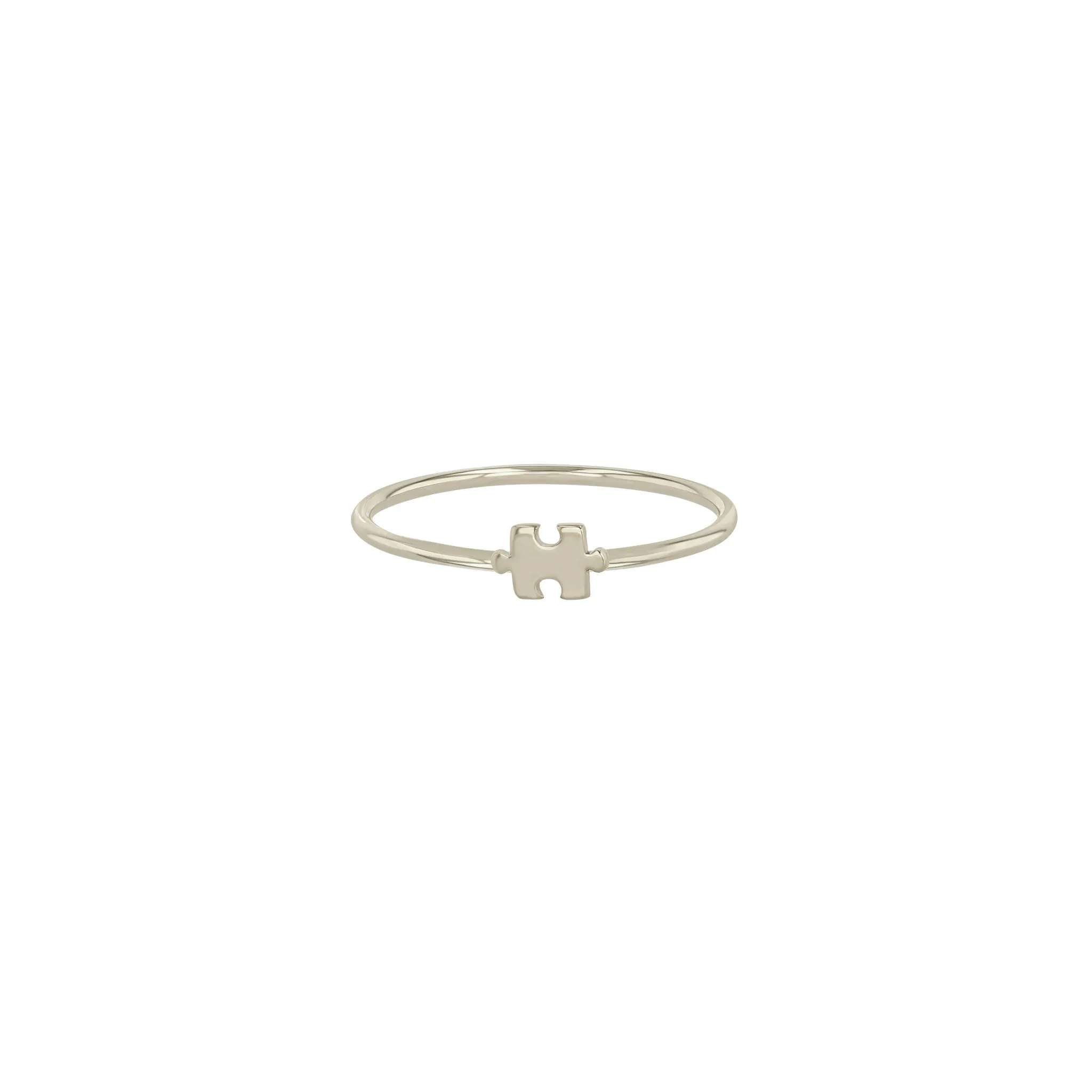 14k Itty Bitty Puzzle Piece Ring