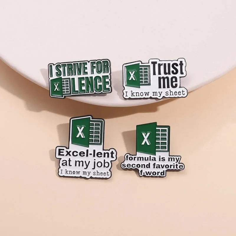 Cartoon Style Cowboy Style Artistic Letter Alloy Stamping Stoving Varnish Plating Unisex Brooches
