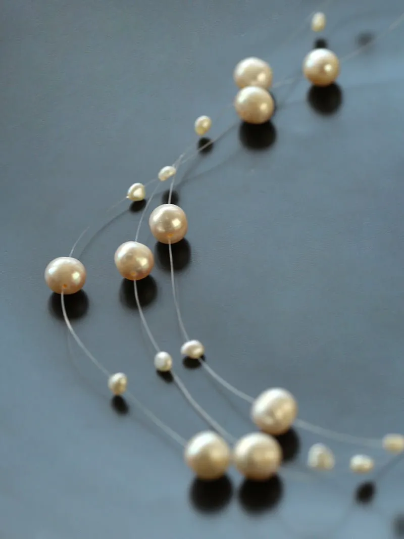 Celestial Dreams Multi-layer Freshwater Pearl Necklace