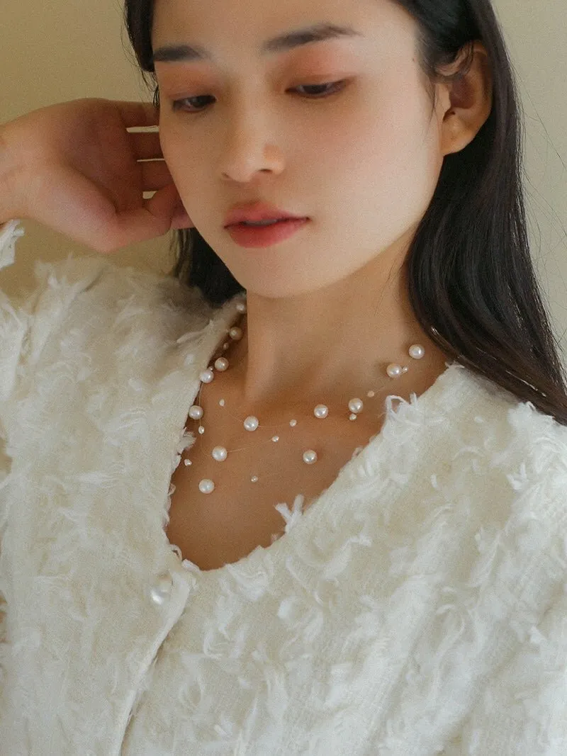 Celestial Dreams Multi-layer Freshwater Pearl Necklace