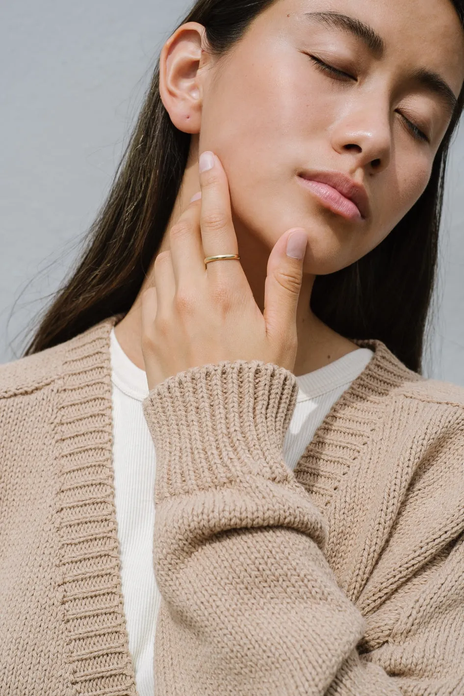 Dune Thin Band - Gold Vermeil