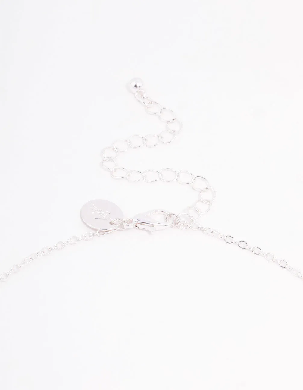 Floating Purple Czech Bohemia Crystal Circle Necklace
