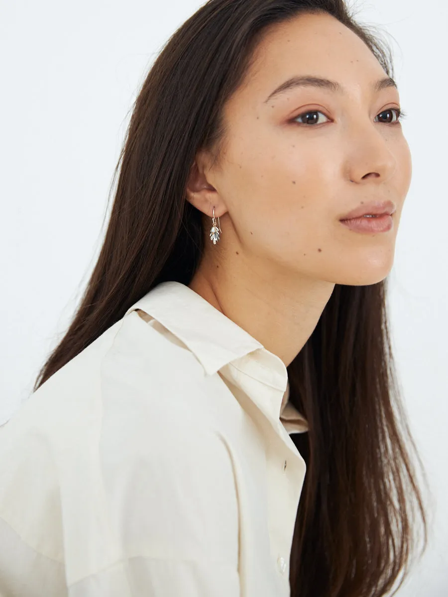 Leaf Drop Earrings