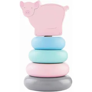 Mud Pie Pig Farm Wood Stacking Toy