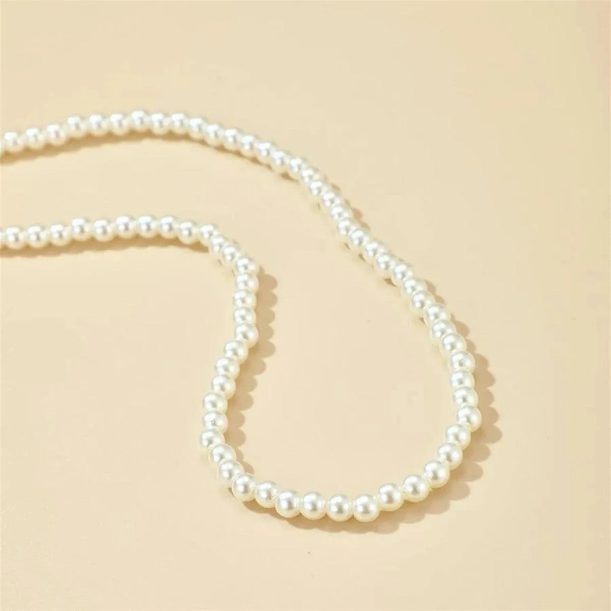 Natural Freshwater Pearl Necklace Women's Collarbone Chain