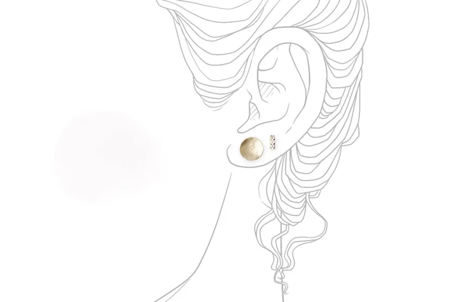 Organic Stardust Studs