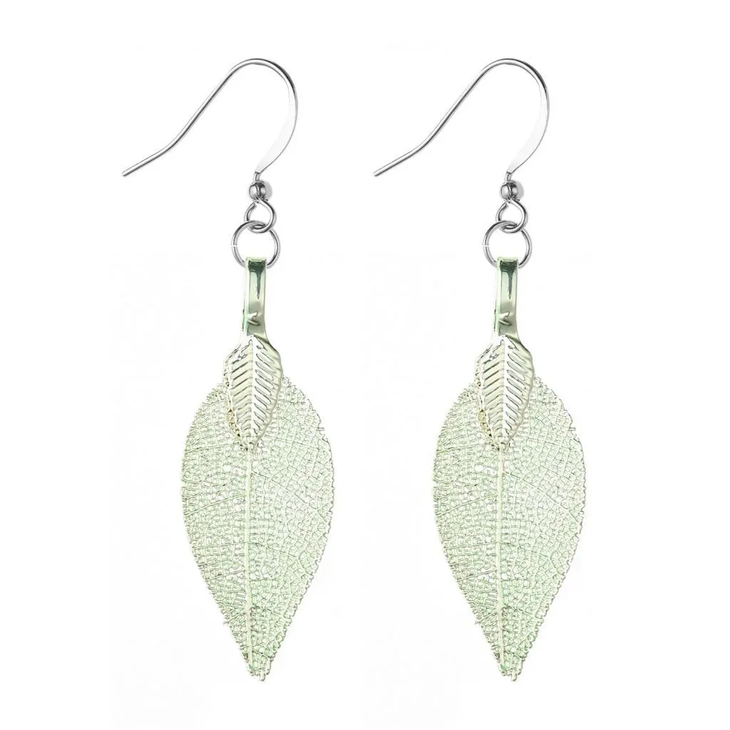 Pure Leaf Earrings - Green