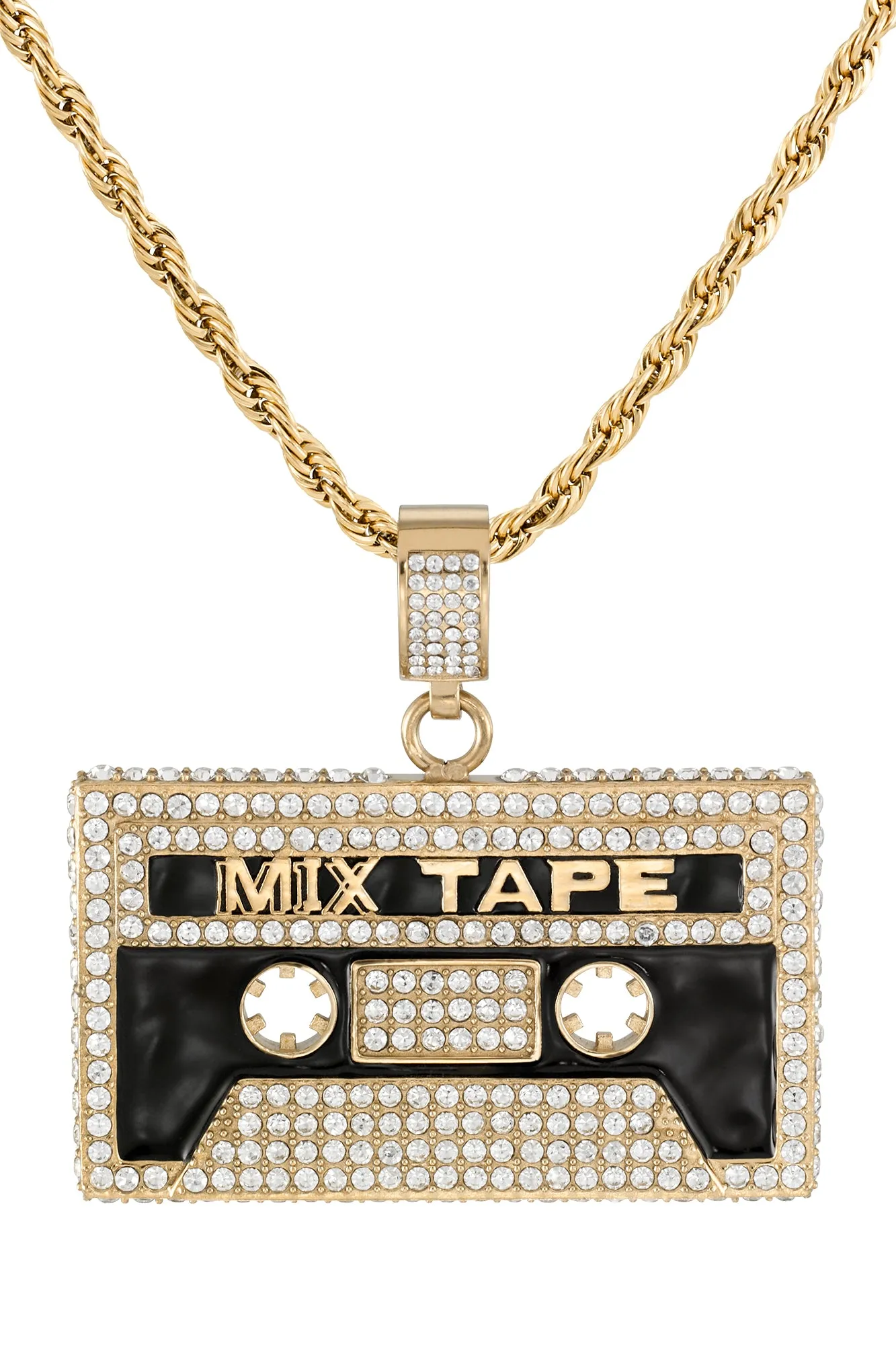 Rock The Bells Cassette Tape Pendant