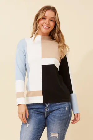 Sloane Abstract Print Knit
