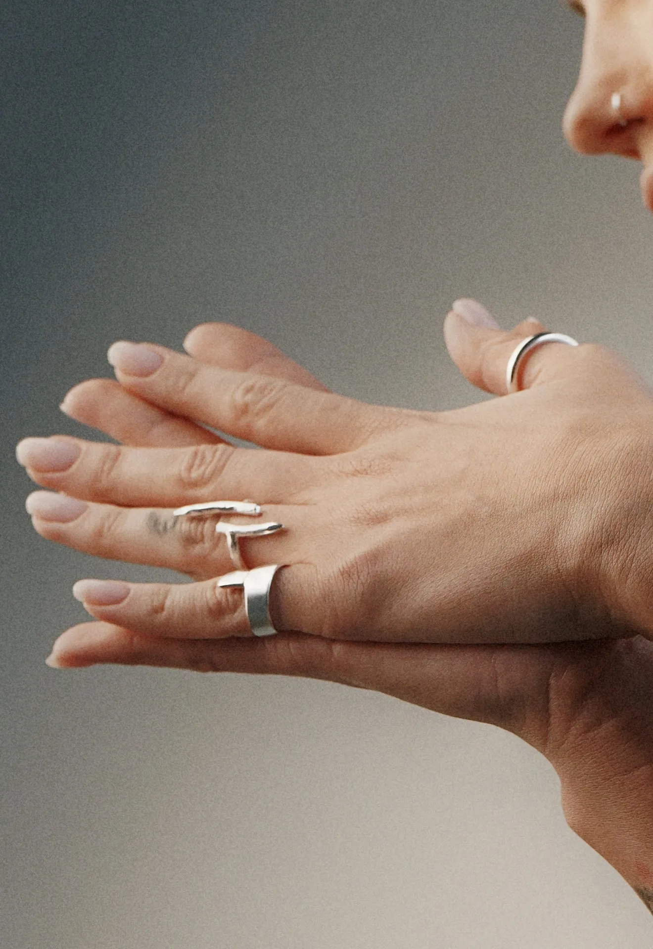 Spiked Havoc Ring Silver