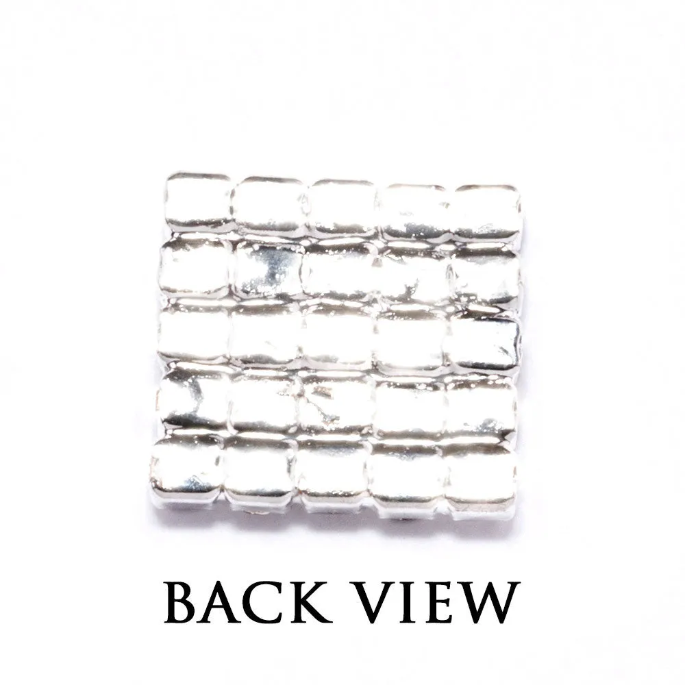 SQUARE RHINESTONE FLAT BACK 10 Pack