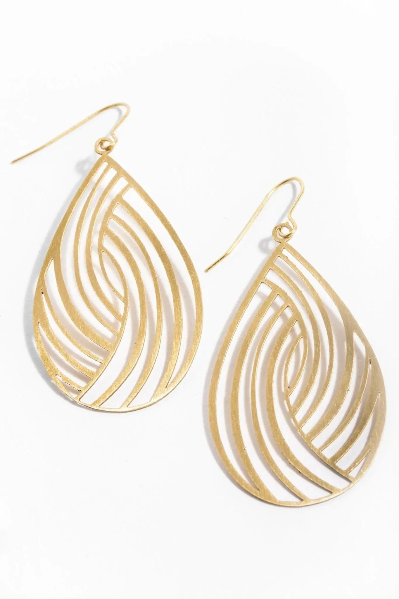 Teardrop Geometric Dangle Earrings