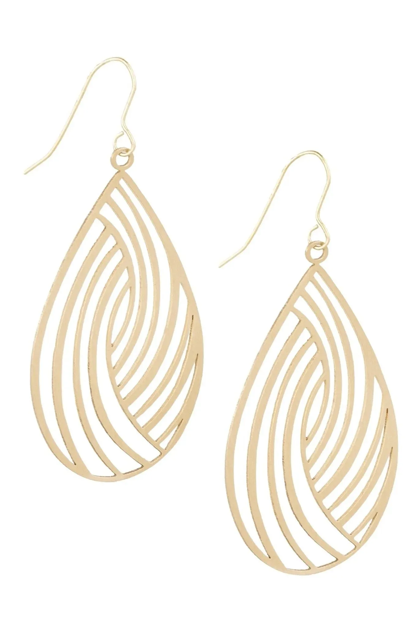 Teardrop Geometric Dangle Earrings