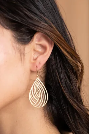 Teardrop Geometric Dangle Earrings