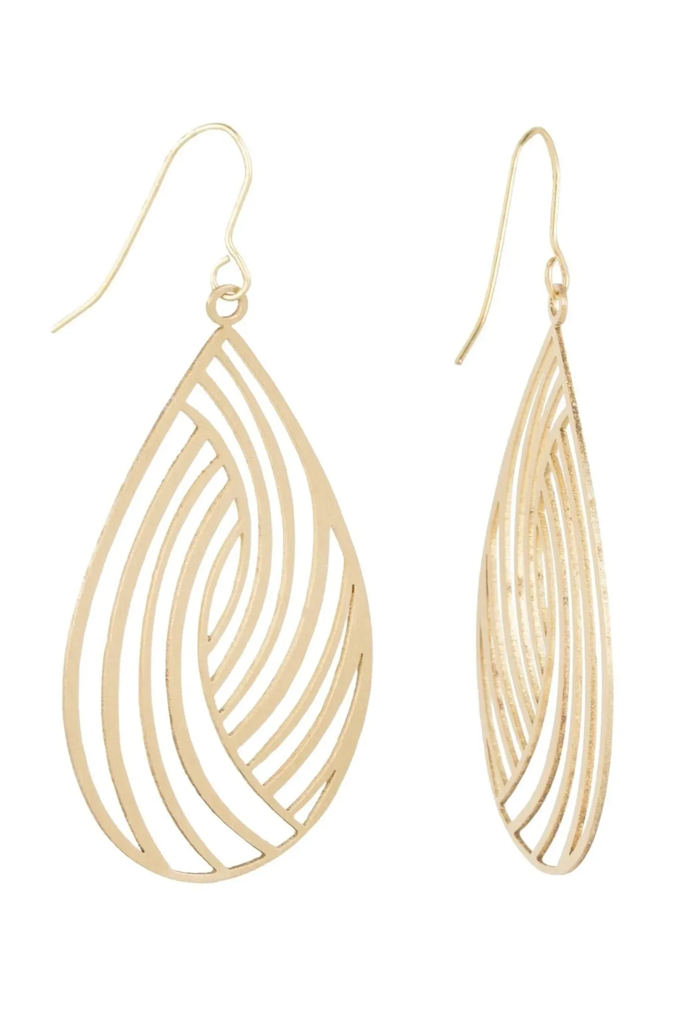 Teardrop Geometric Dangle Earrings