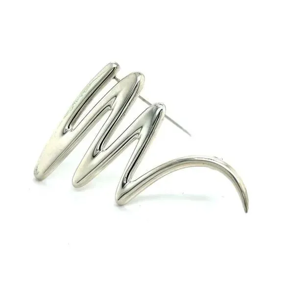 Tiffany & Co Estate Brooch Pin Sterling Silver By Paloma Picasso TIF840
