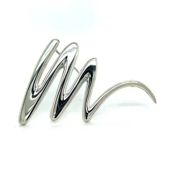 Tiffany & Co Estate Brooch Pin Sterling Silver By Paloma Picasso TIF840