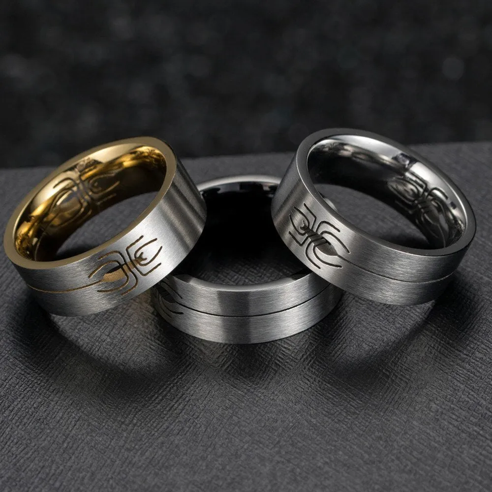 Unique Hallow Spider Ring